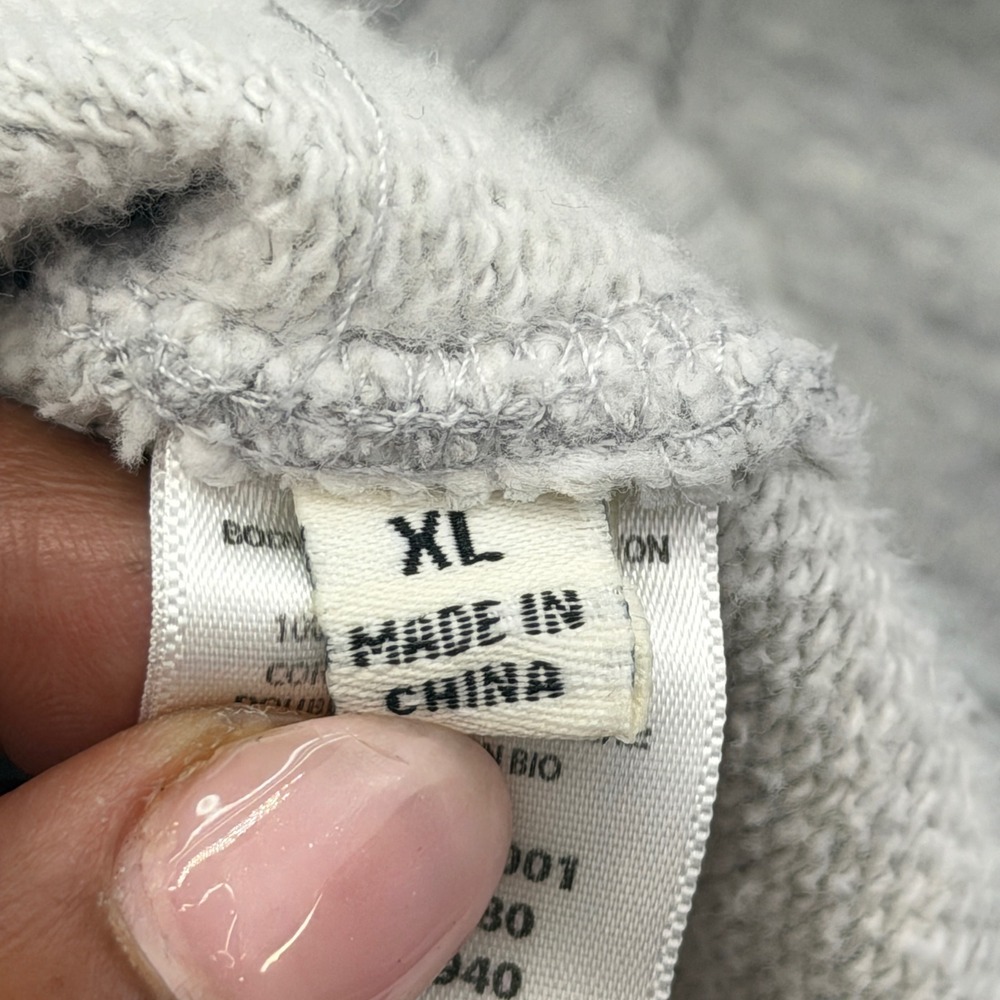 Elwood Core Hoodie XL Gray Organic Cotton Pullover Heavyweight Relaxed Fit - Picture 7 of 14